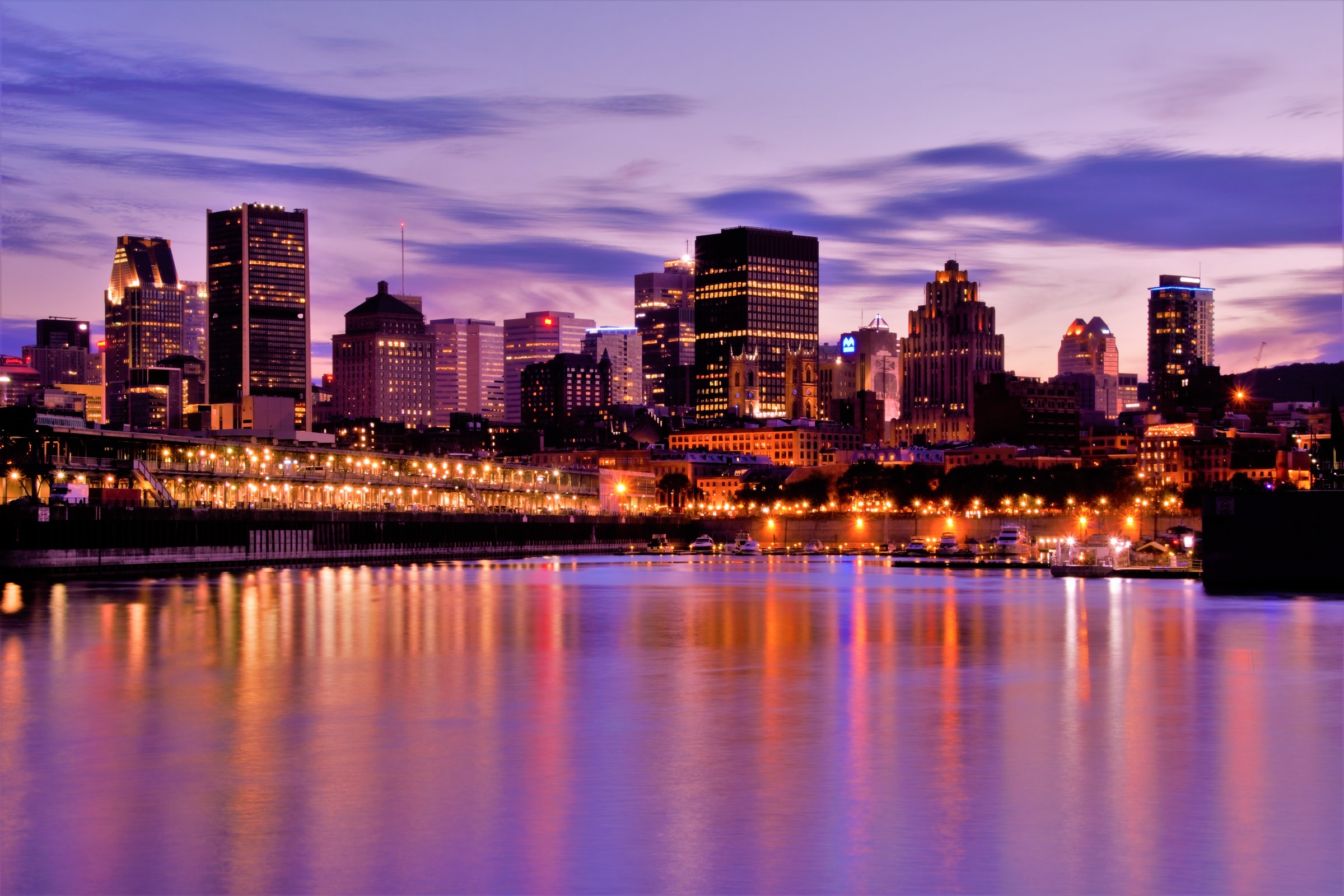 montreal at night